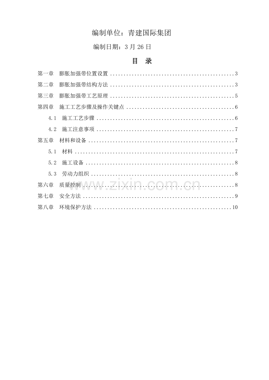 后浇带改膨胀加强带综合标准施工专业方案.doc_第2页