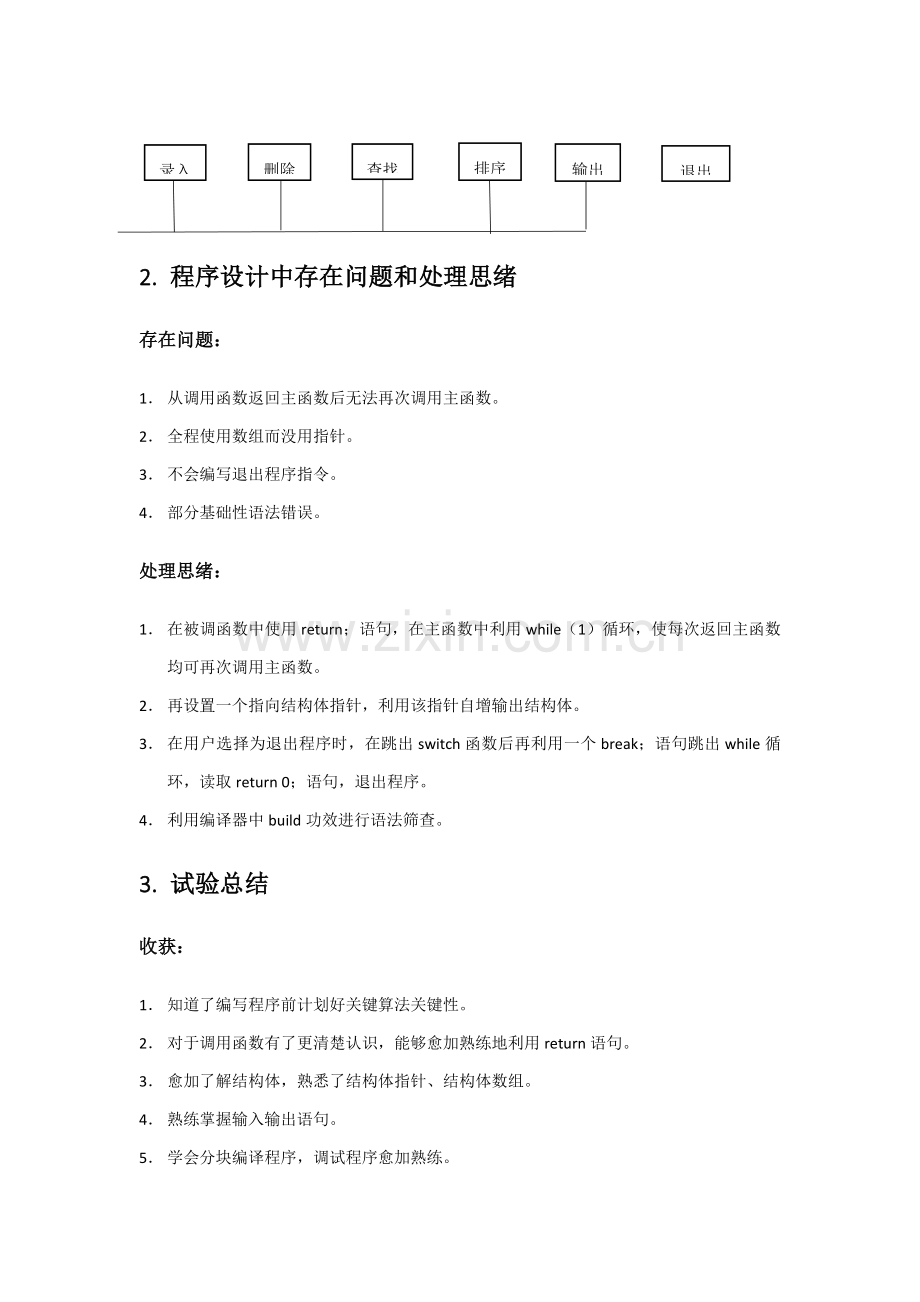 c语言学籍标准管理系统实验报告.docx_第2页