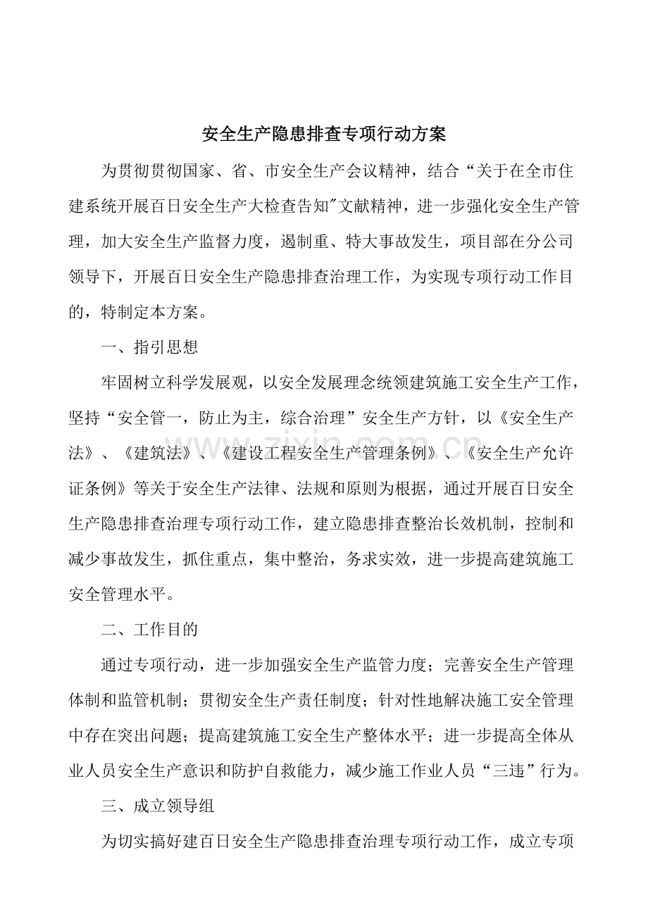 安全专项整治工作实施专项方案.doc_第2页