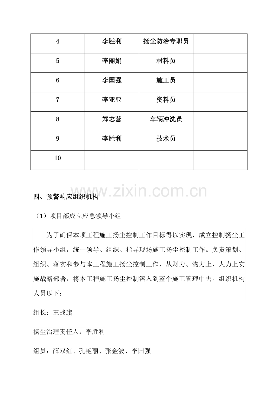 扬尘防治应急专题预案.docx_第3页