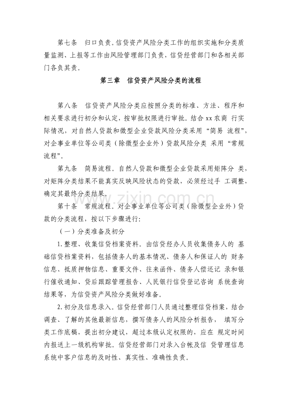 小额公司信贷资产风险分类管理办法(试行)模版.docx_第2页