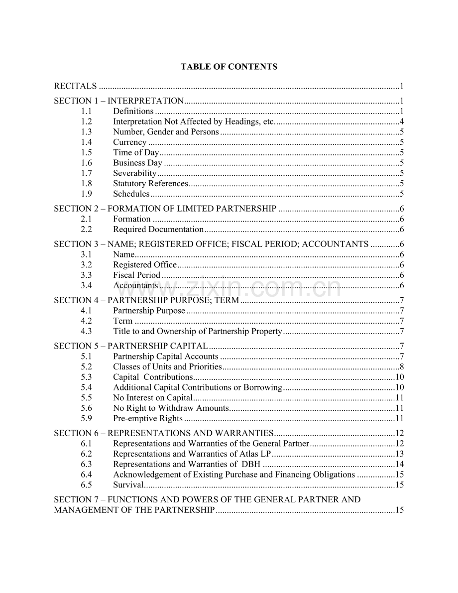 境外私募基金有限合伙协议(中英).docx_第3页