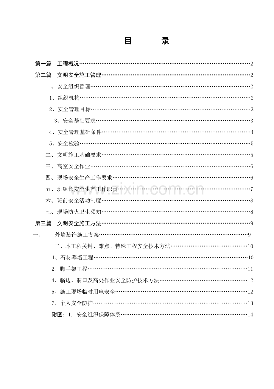 幕墙综合重点工程文明安全综合标准施工专业方案.doc_第2页