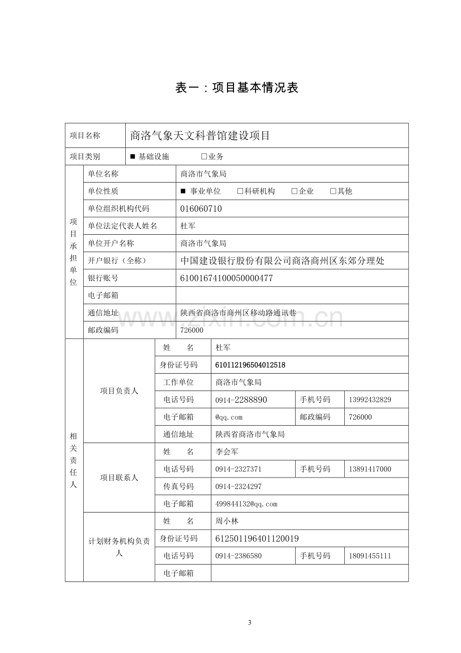 商洛气象天文科普馆建设项目可行性研究报告.........................................doc_第3页