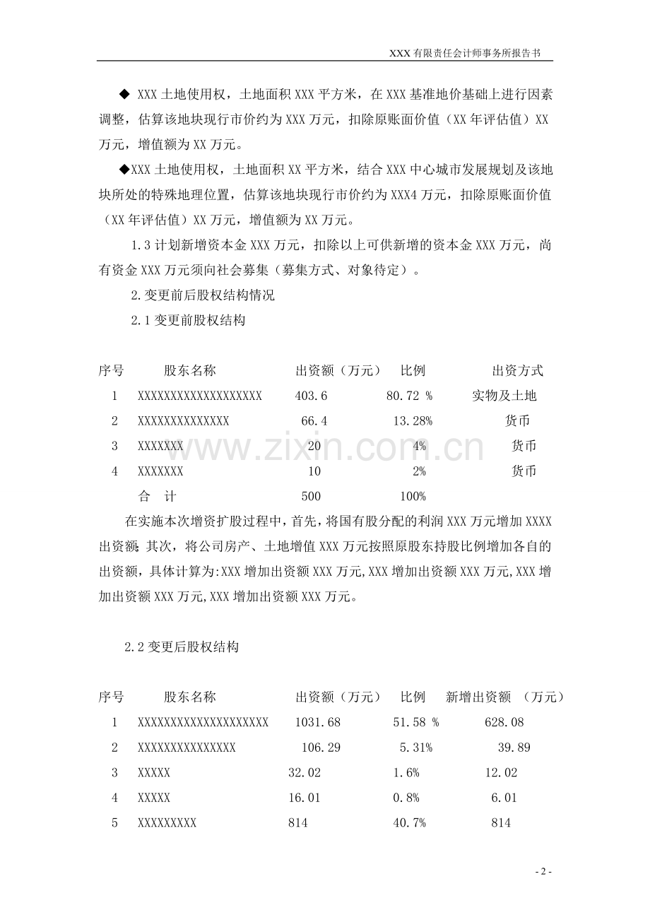 有限公司增资扩股方案计划模版.doc_第2页