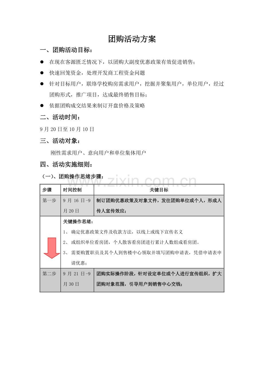 团购活动专业方案.doc_第1页