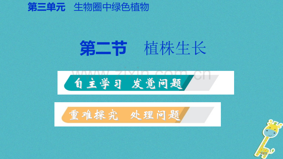 七年级生物上册第三单元第二章第二节植株的生长市公开课一等奖百校联赛特等奖大赛微课金奖PPT课件.pptx_第2页