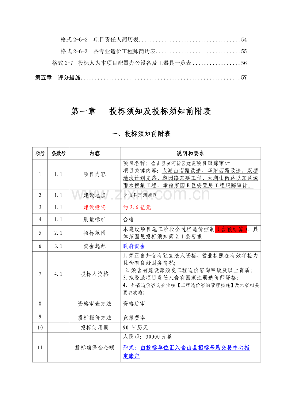 建设项目跟踪审计招标文件模板.doc_第3页