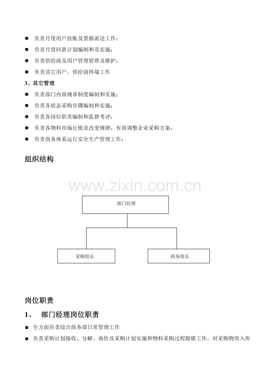 商务综合部组织结构及岗位基础职责.doc_第3页