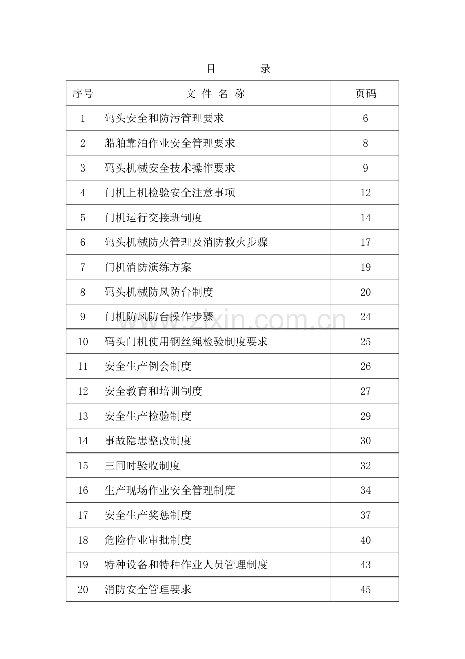 华达码头安全生产标准规章核心制度汇编.doc_第3页