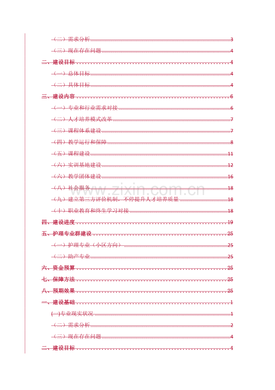 护理专业及专业群建设专项方案.doc_第3页