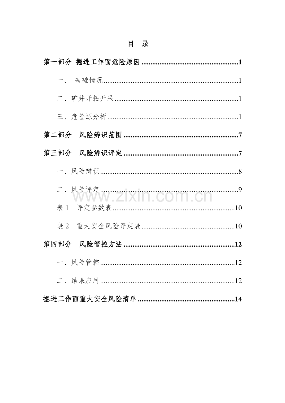 工作面安全风险辨识评估综合报告.doc_第3页