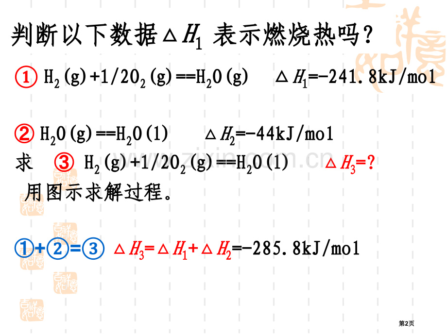 高中化学选修四化学反应热的计算省公共课一等奖全国赛课获奖课件.pptx_第2页