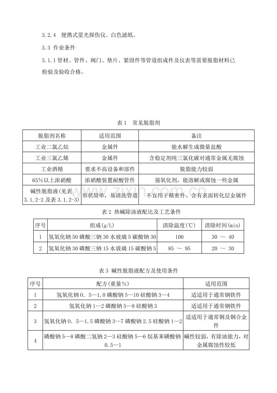 工业管道脱脂工艺模板.doc_第2页