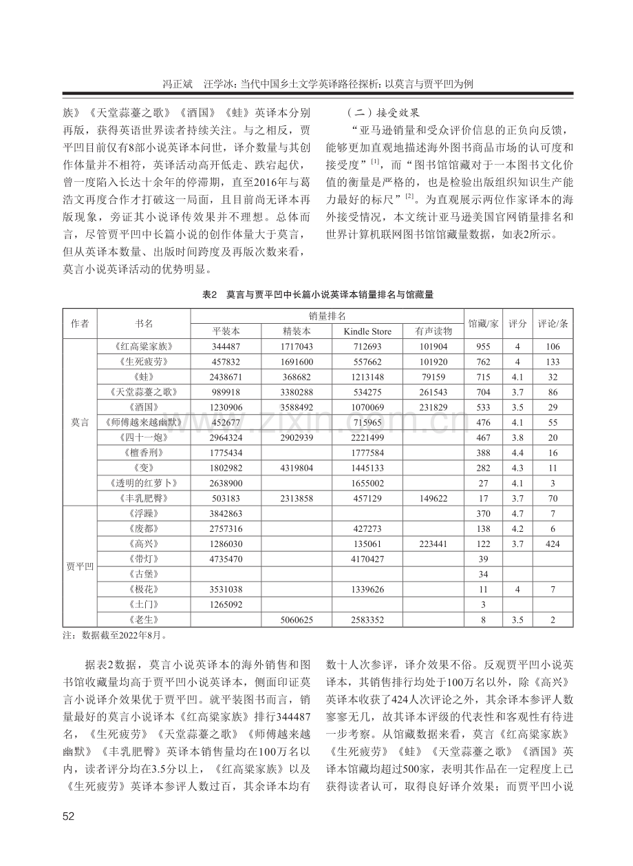 当代中国乡土文学英译路径探析：以莫言与贾平凹为例.pdf_第3页