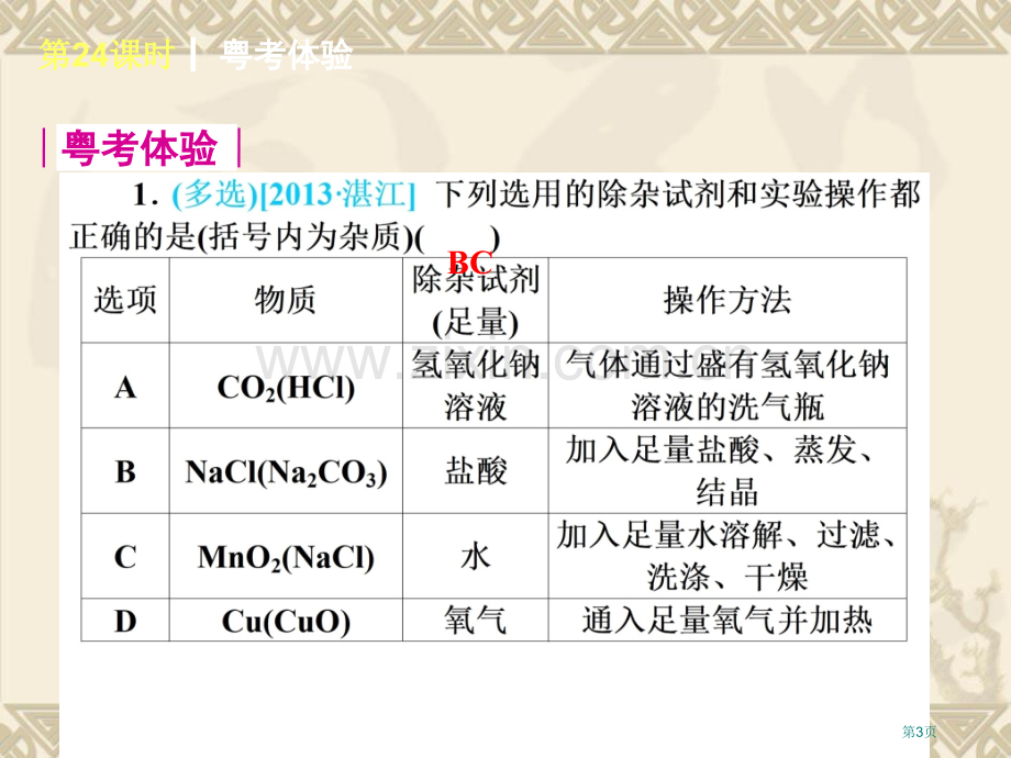 年广东张静中学中考化学专题一五省公共课一等奖全国赛课获奖课件.pptx_第3页