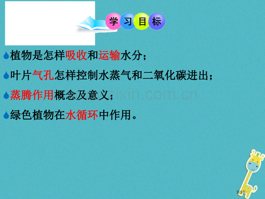 七年级生物上册3.3.1绿色植物与生物圈的水循环市公开课一等奖百校联赛特等奖大赛微课金奖PPT课件.pptx_第3页