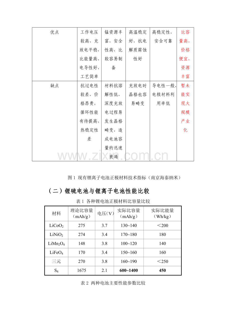 锂硫电池市场化研究报告大学论文.doc_第2页