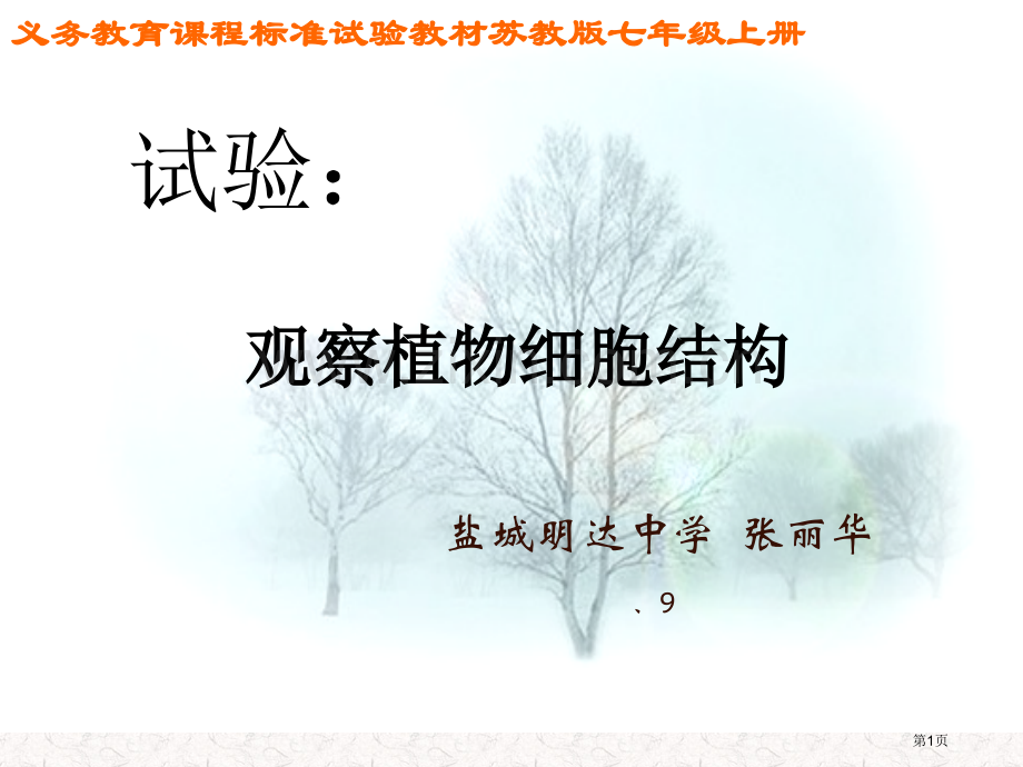 义务教育课程标准实验教材苏教版七年级上册市公开课一等奖百校联赛特等奖课件.pptx_第1页