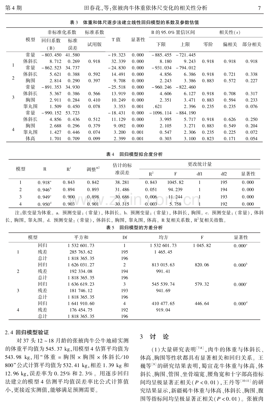 张掖肉牛体重依体尺变化的相关性分析.pdf_第3页