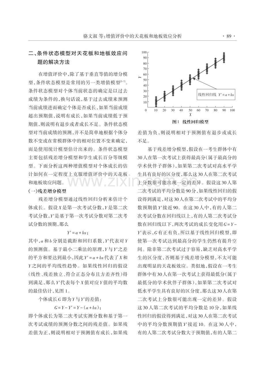 增值评价中的天花板和地板效应分析.pdf_第3页