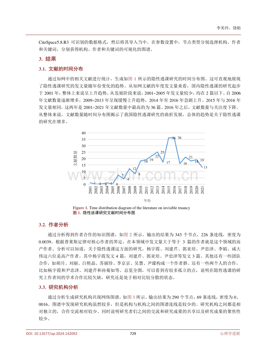 基于CiteSpace的国内隐性逃课研究可视化分析.pdf_第3页