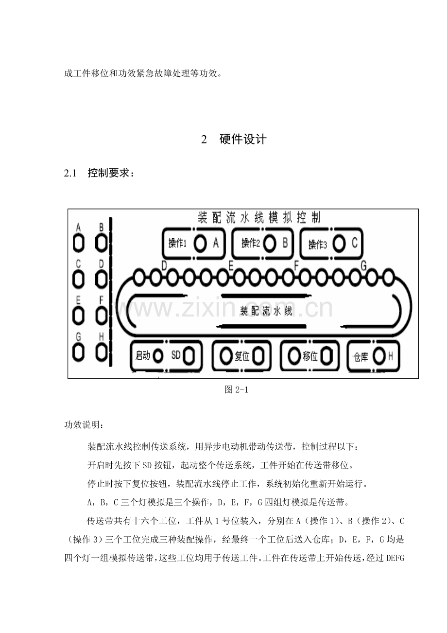 PLC专业课程设计装配流水线控制.doc_第2页