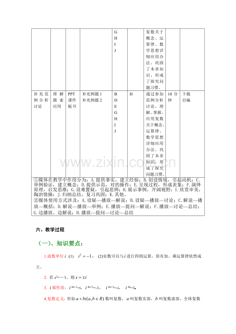 复数复习小结教学设计专项方案含教学反思.doc_第3页