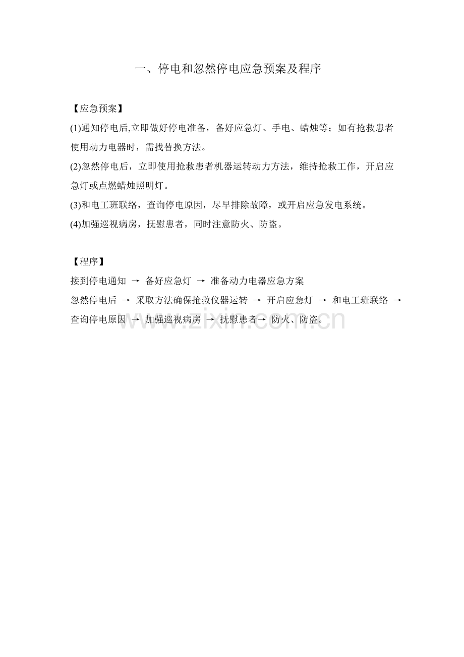 ICU应急专项预案及程序.doc_第1页