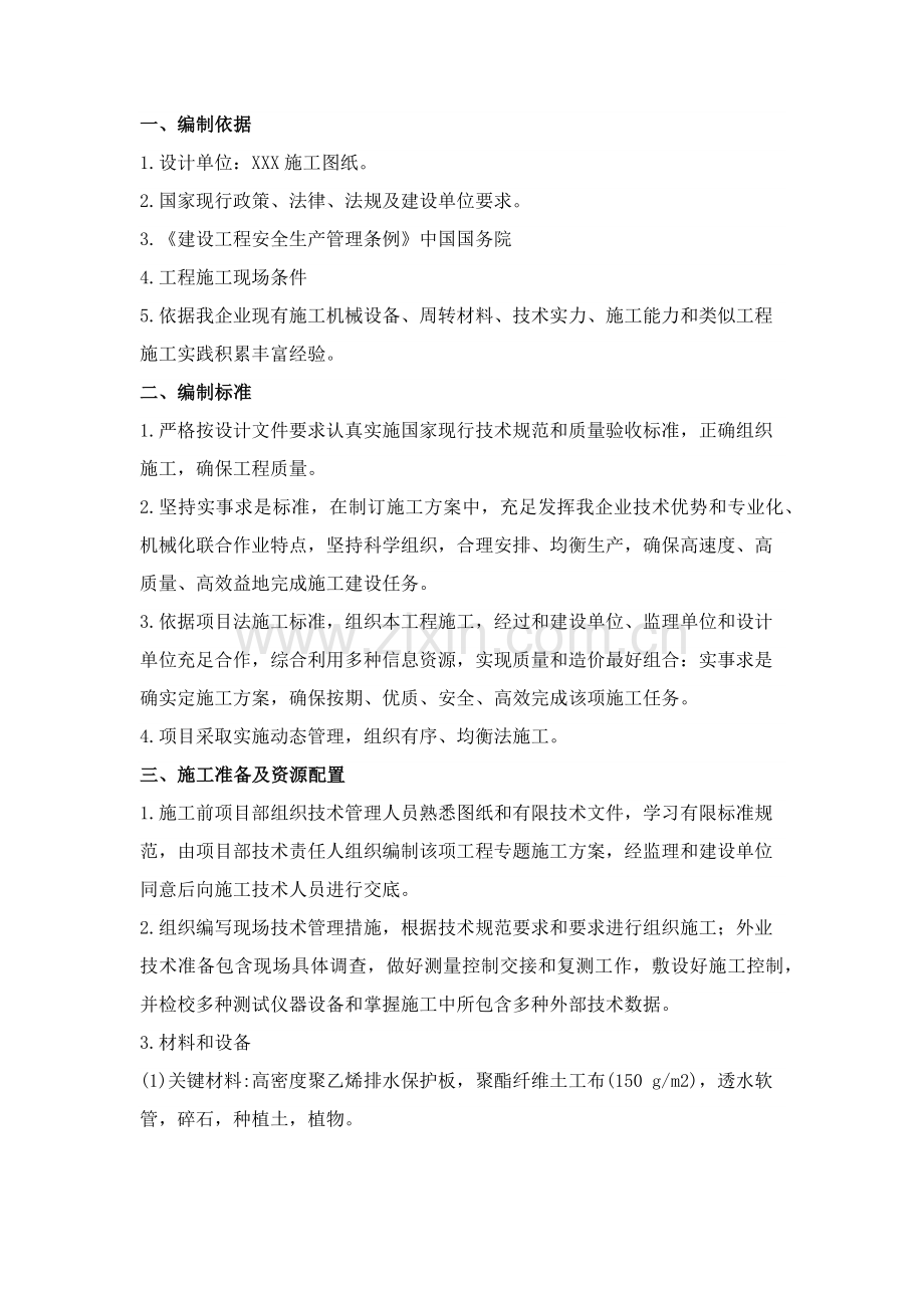 排水板综合标准施工专业方案.docx_第1页