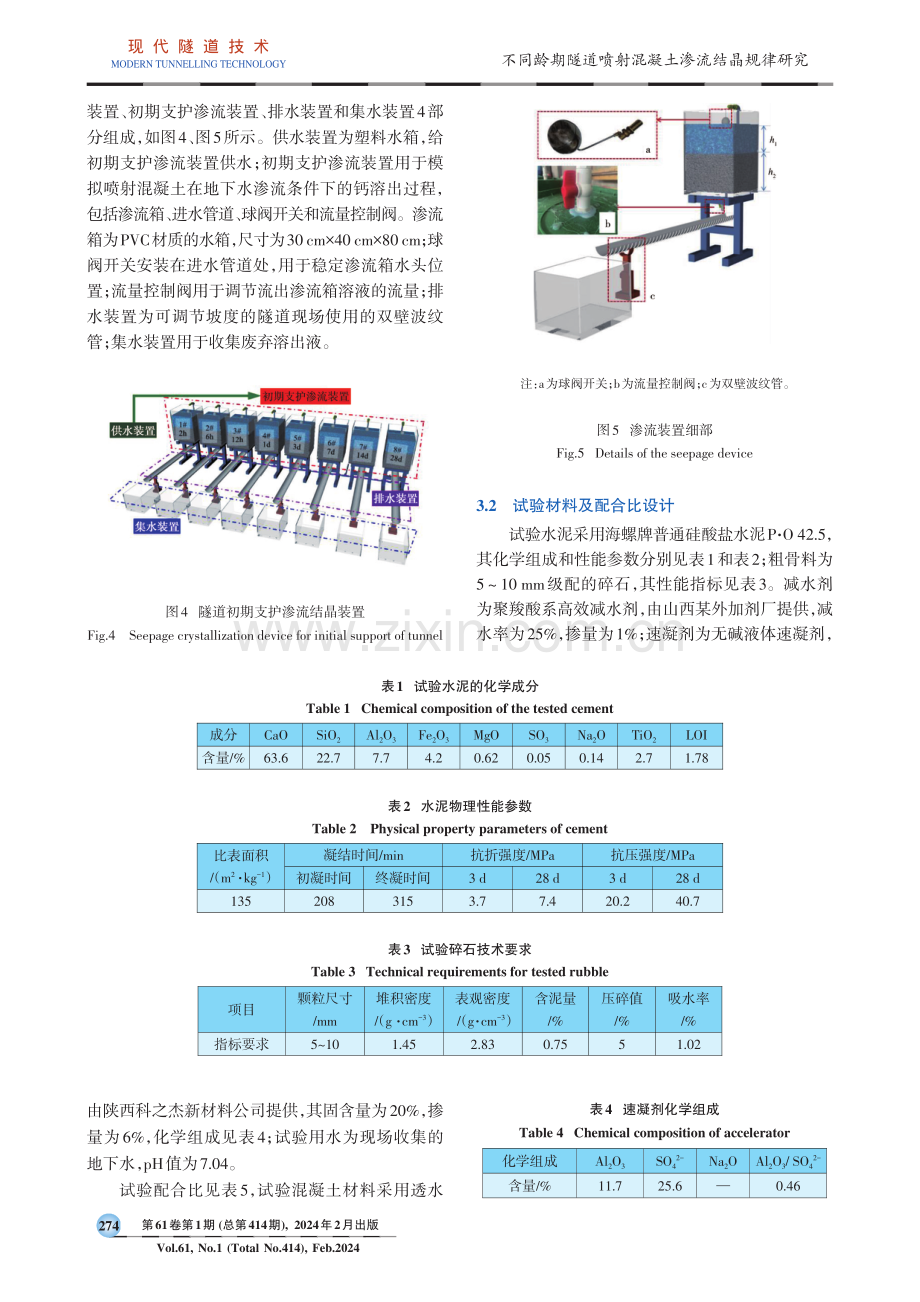 不同龄期隧道喷射混凝土渗流结晶规律研究.pdf_第3页