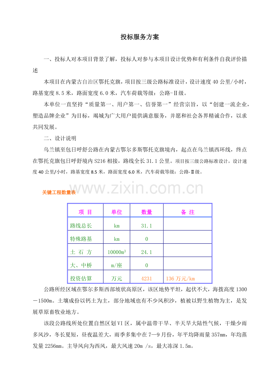 投标方案服务专项方案.docx_第1页