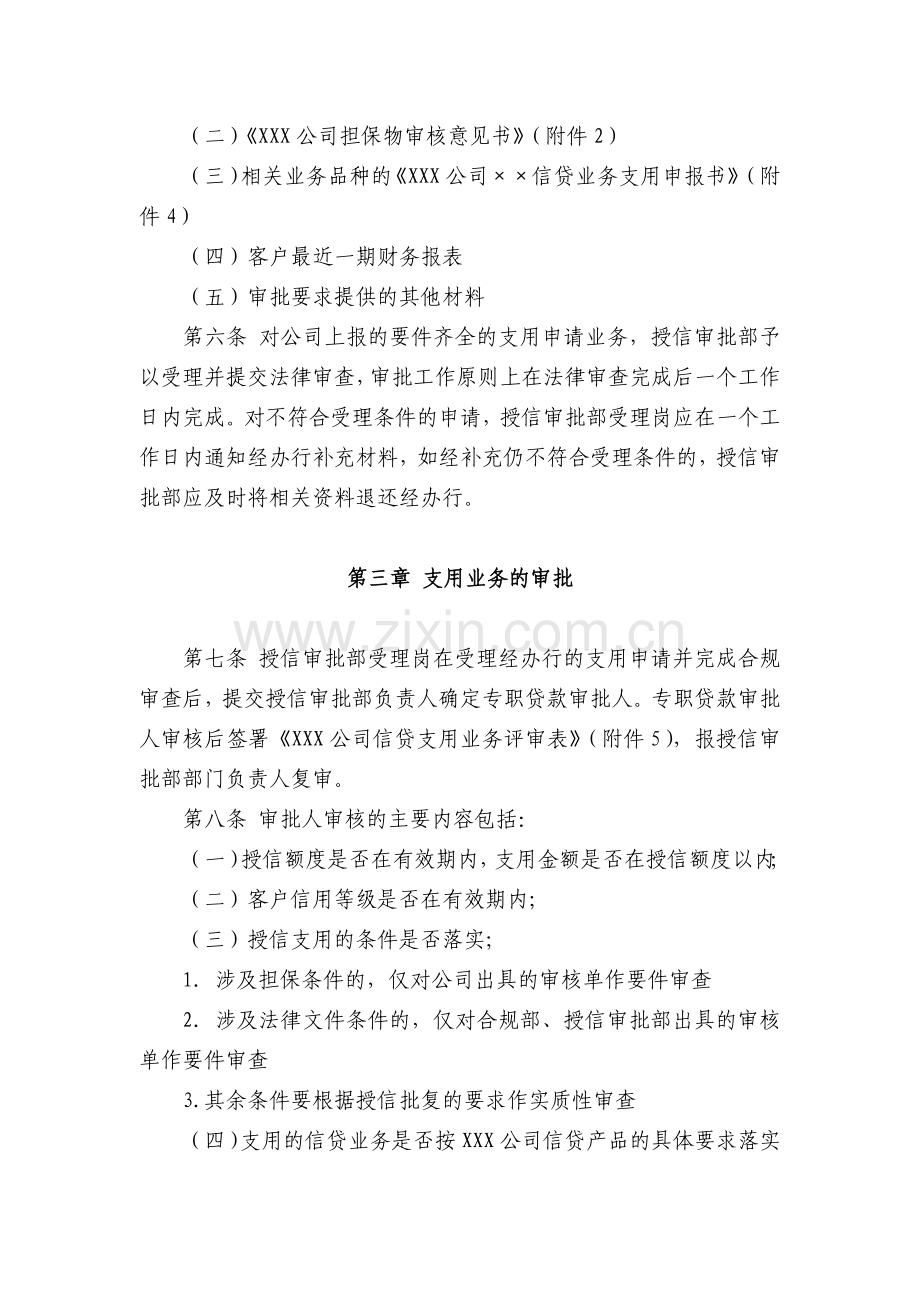 小额公司授信额度项下信贷支用审批实施细则(试行)模版.docx_第2页