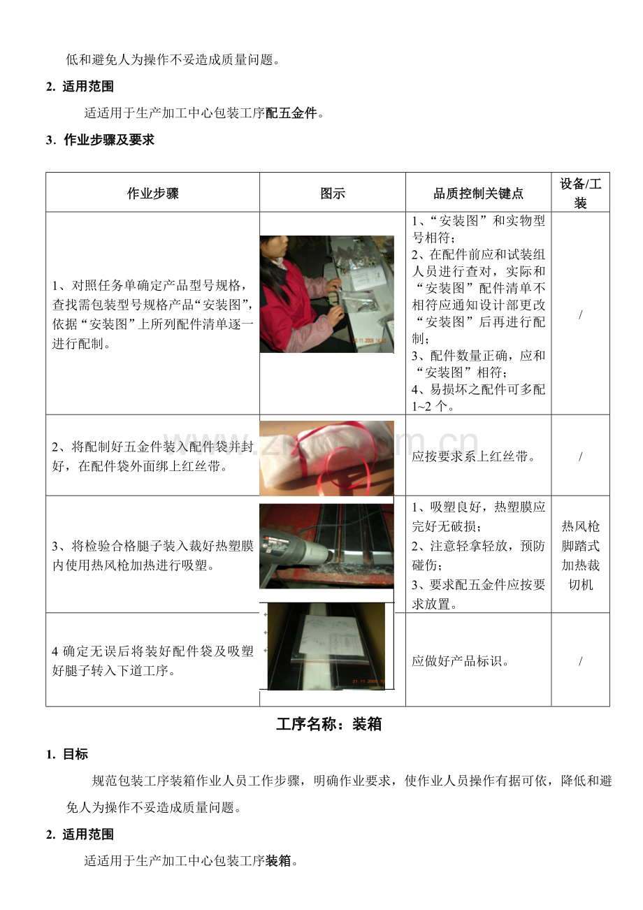 包装作业标准指导书.doc_第2页