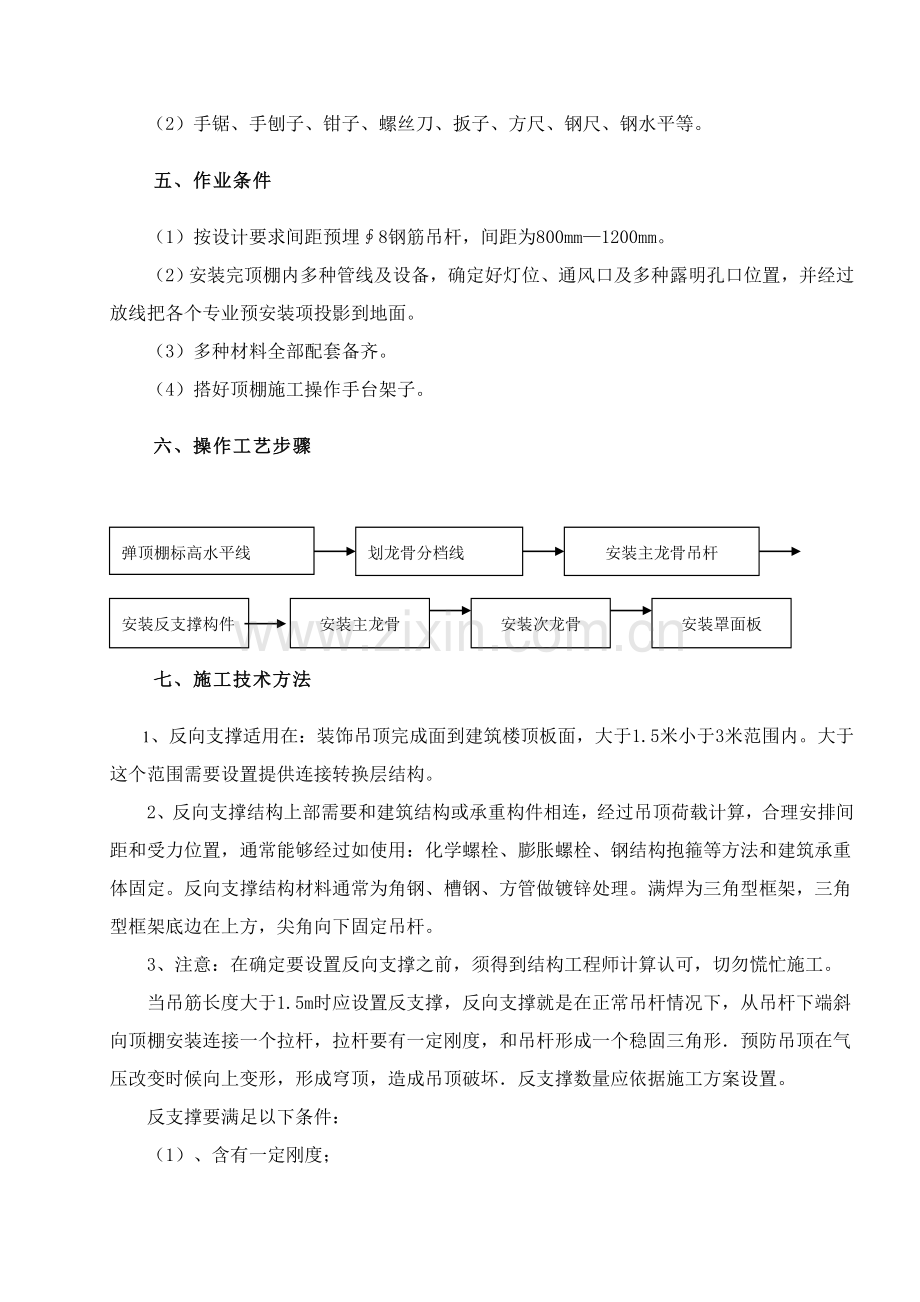 吊顶反支撑专项综合标准施工专业方案二.doc_第2页