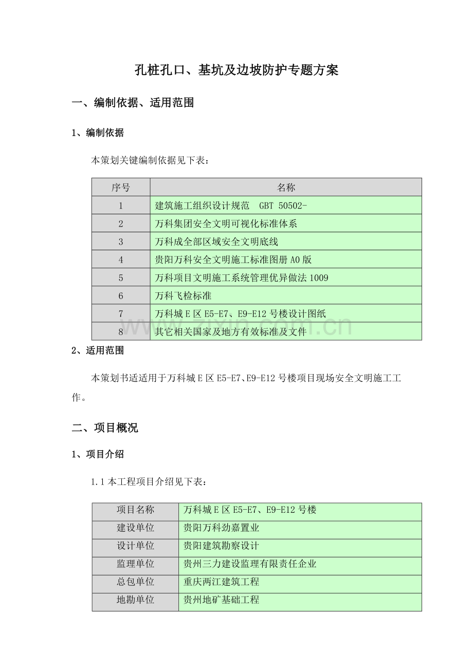 孔桩孔口基坑及边坡防护专项方案.docx_第2页