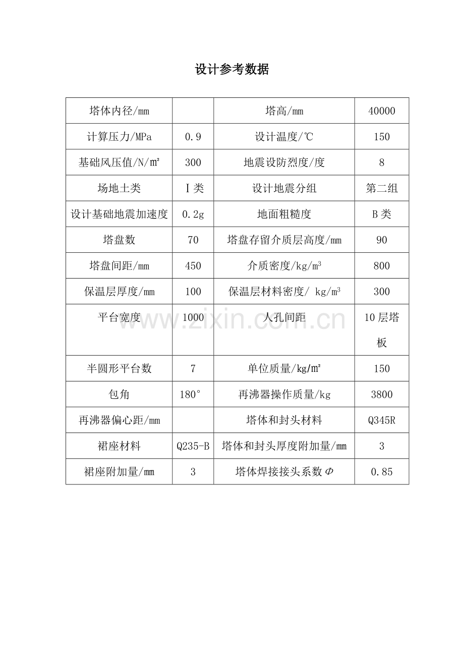 化工设备机械基础优秀课程设计.doc_第1页