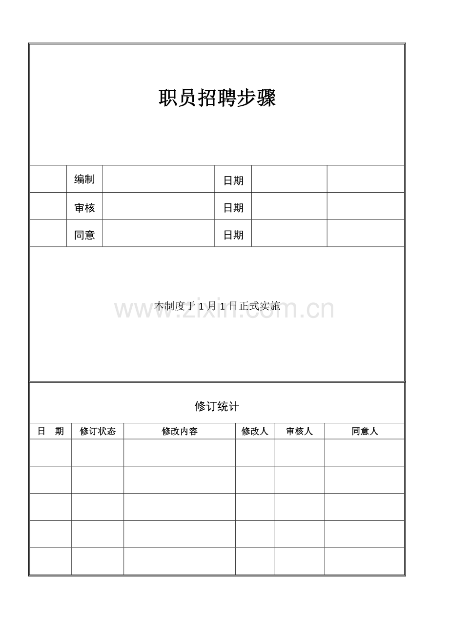 招聘管理核心制度及综合流程.docx_第1页