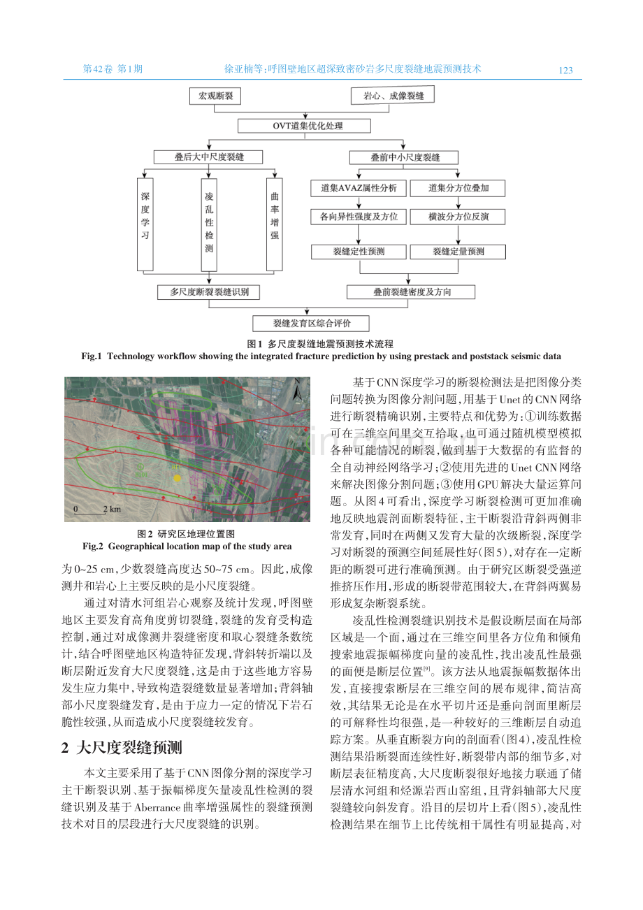 呼图壁地区超深致密砂岩多尺度裂缝地震预测技术.pdf_第2页