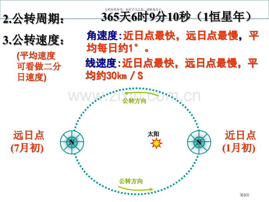 地球公转的地理意义省公共课一等奖全国赛课获奖课件.pptx_第3页