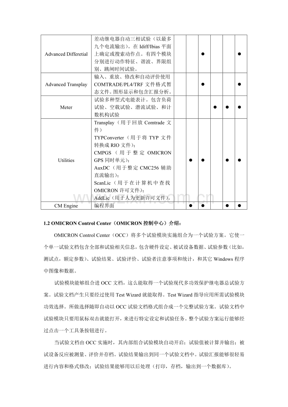 OMICRON继电保护综合测试仪使用说明指导书第三部分.doc_第3页