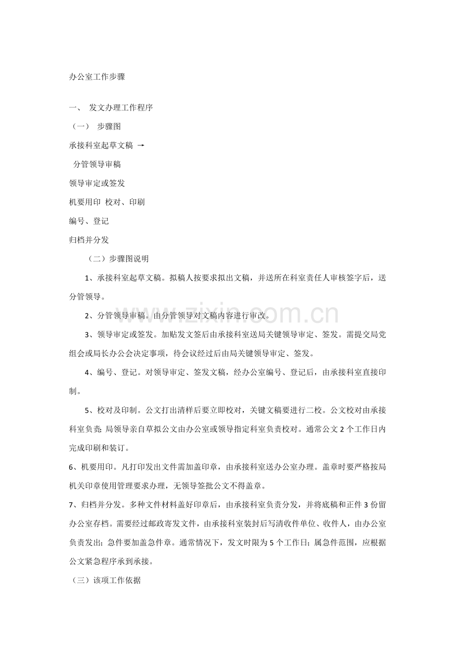 办公室工作综合流程.docx_第1页