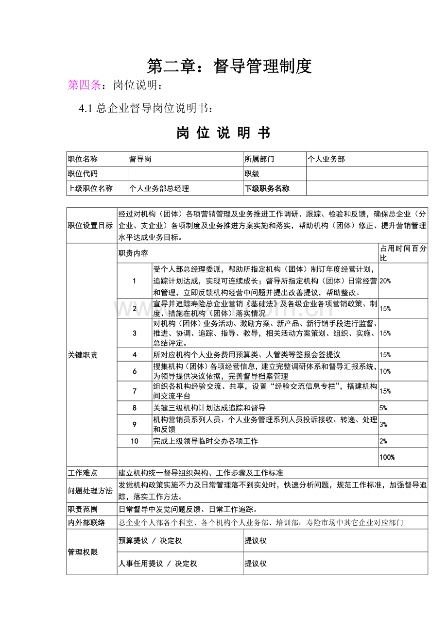 人寿保险公司业务督导工作手册模板.doc_第3页