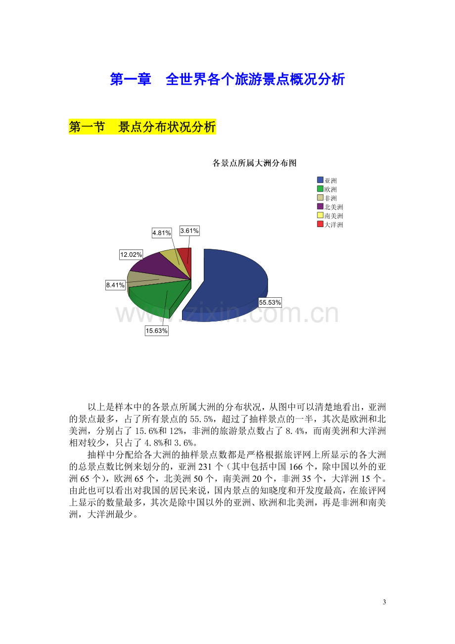 我国居民选择旅游景点的影响因素统计可行性研究报告.doc_第3页