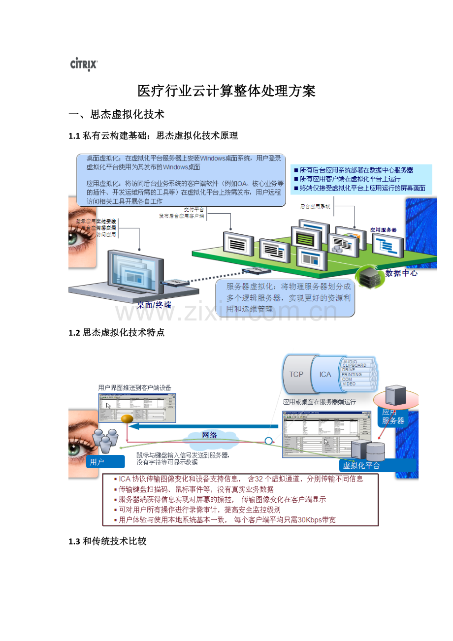 Citrix医疗行业解决专项方案.doc_第1页