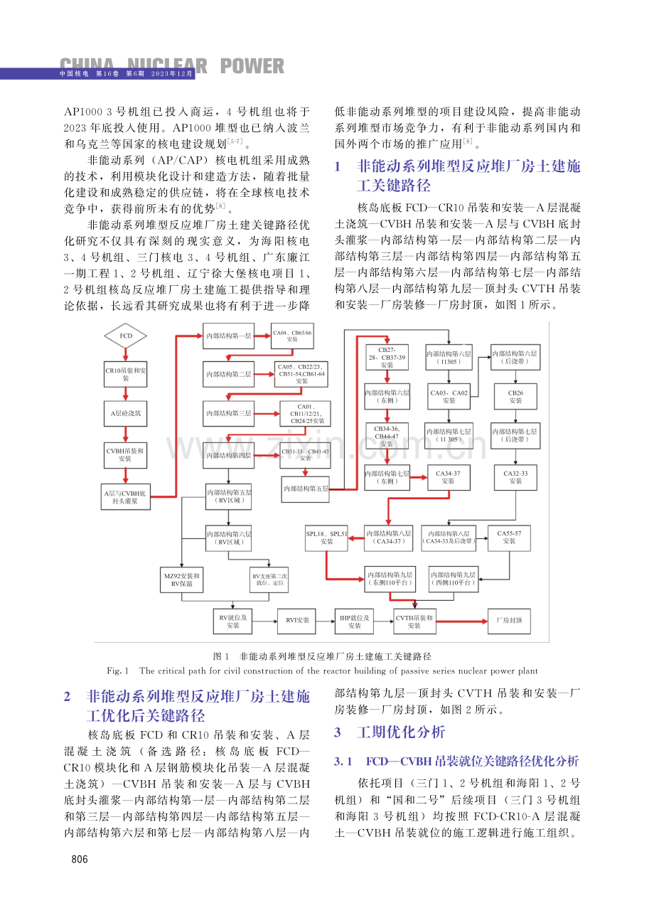 非能动系列堆型反应堆厂房土建关键路径优化研究.pdf_第2页