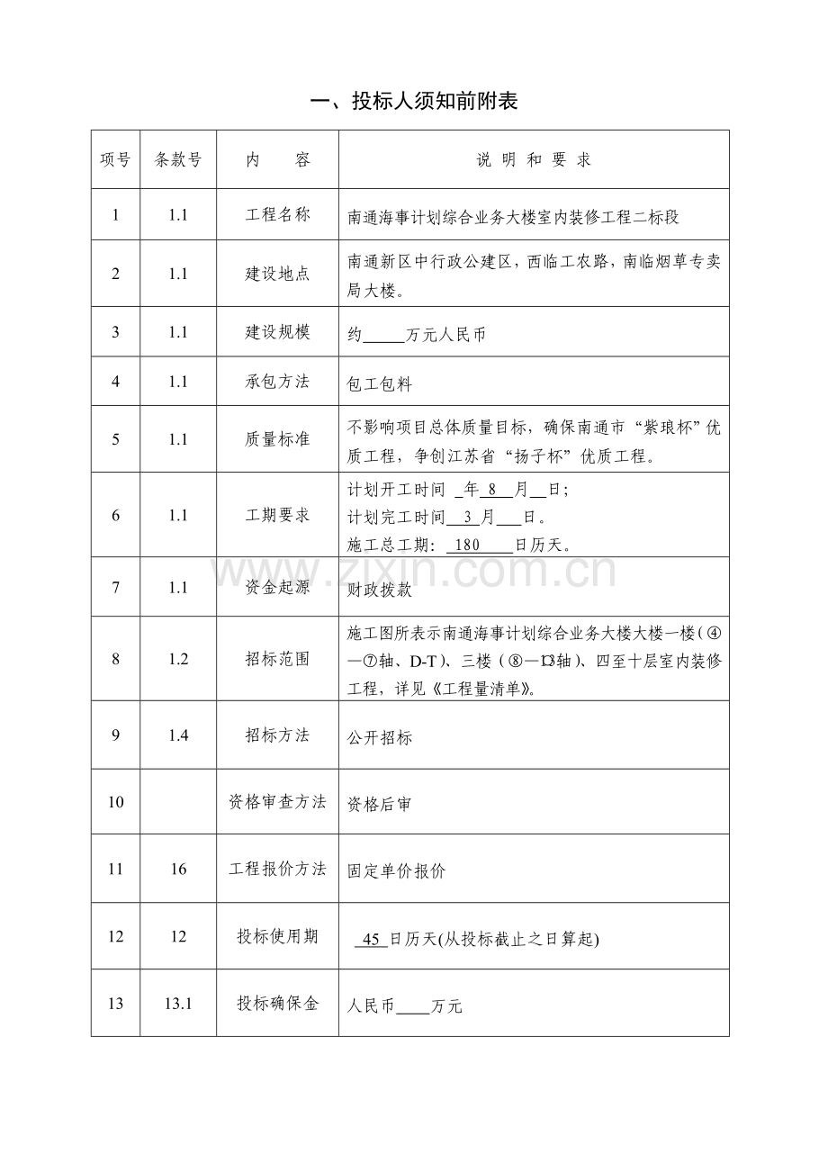 业务大楼室内装饰工程招标文件模板.doc_第3页