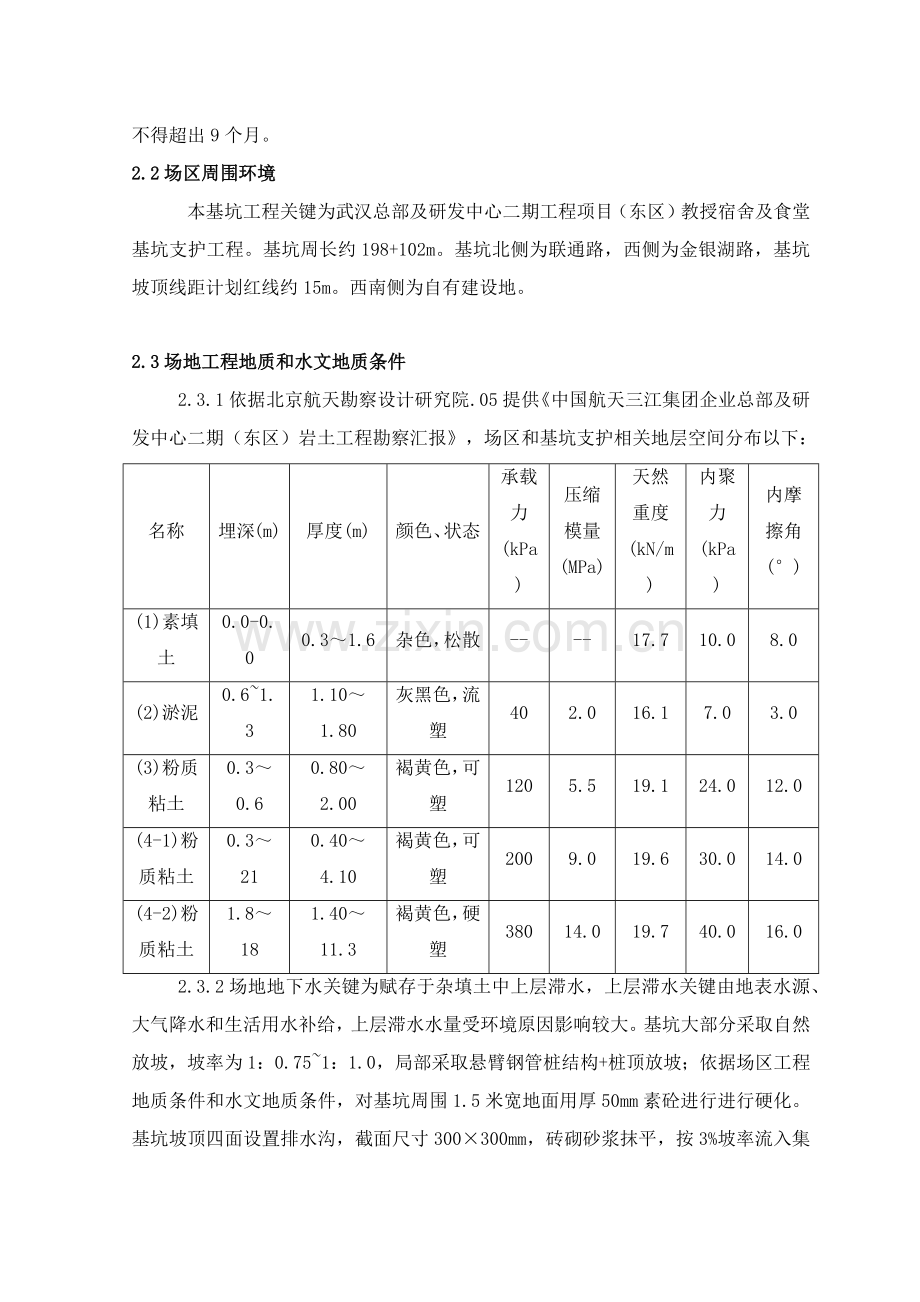 基坑支护综合标准施工专业方案喷锚挂网钢管桩.docx_第2页