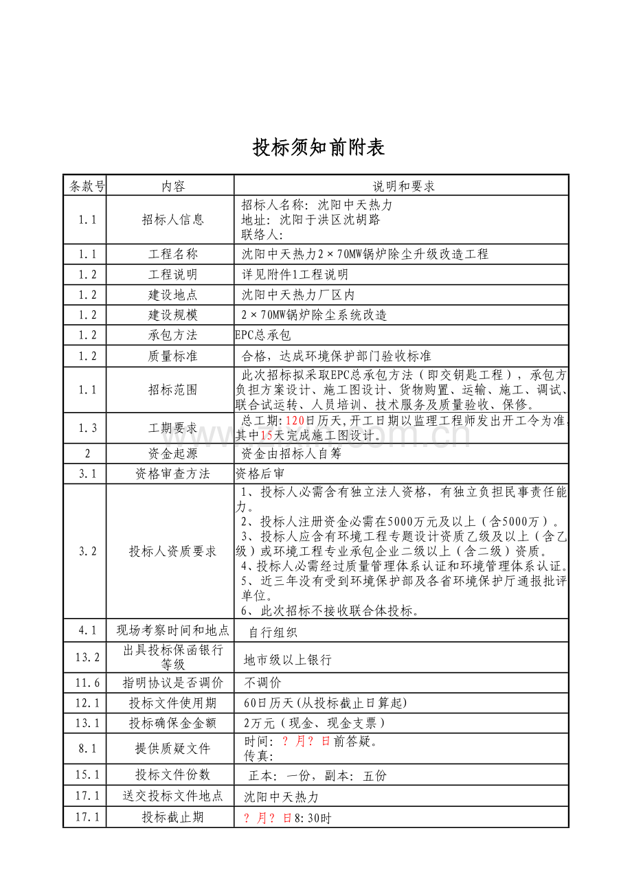 公司锅炉除尘升级改造工程招标文件模板.doc_第3页