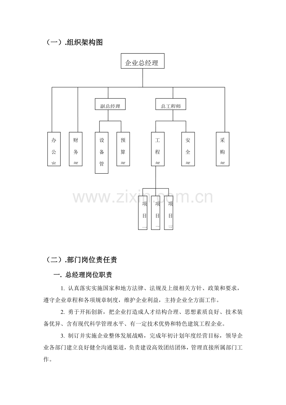 公司组织机构和职责.doc_第1页